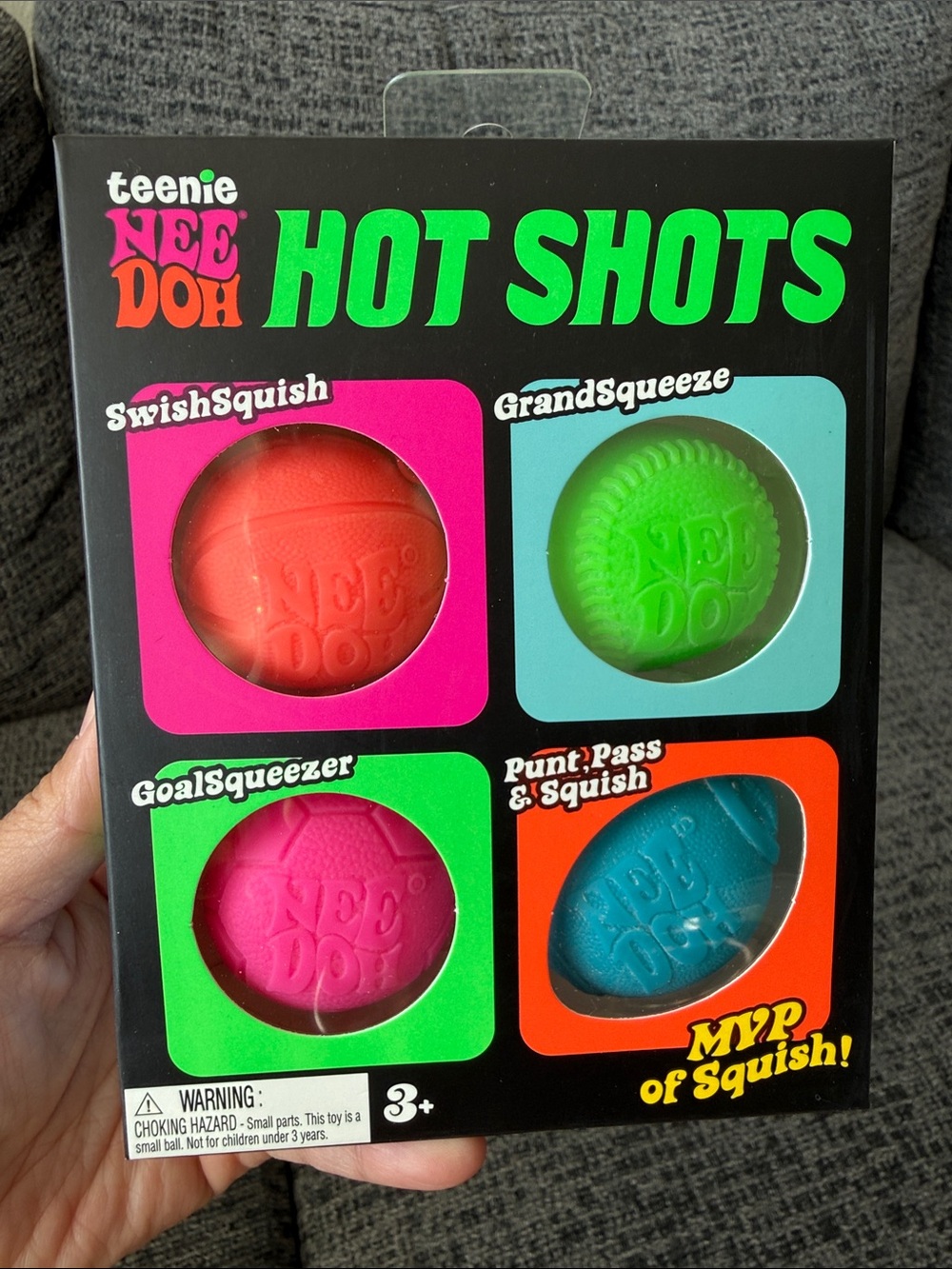 BNIB Teenie NeeDoh Hot Shots, 4-Pack